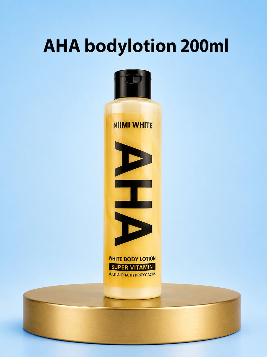 AHA Whitening Collageen Crème, 250 gram