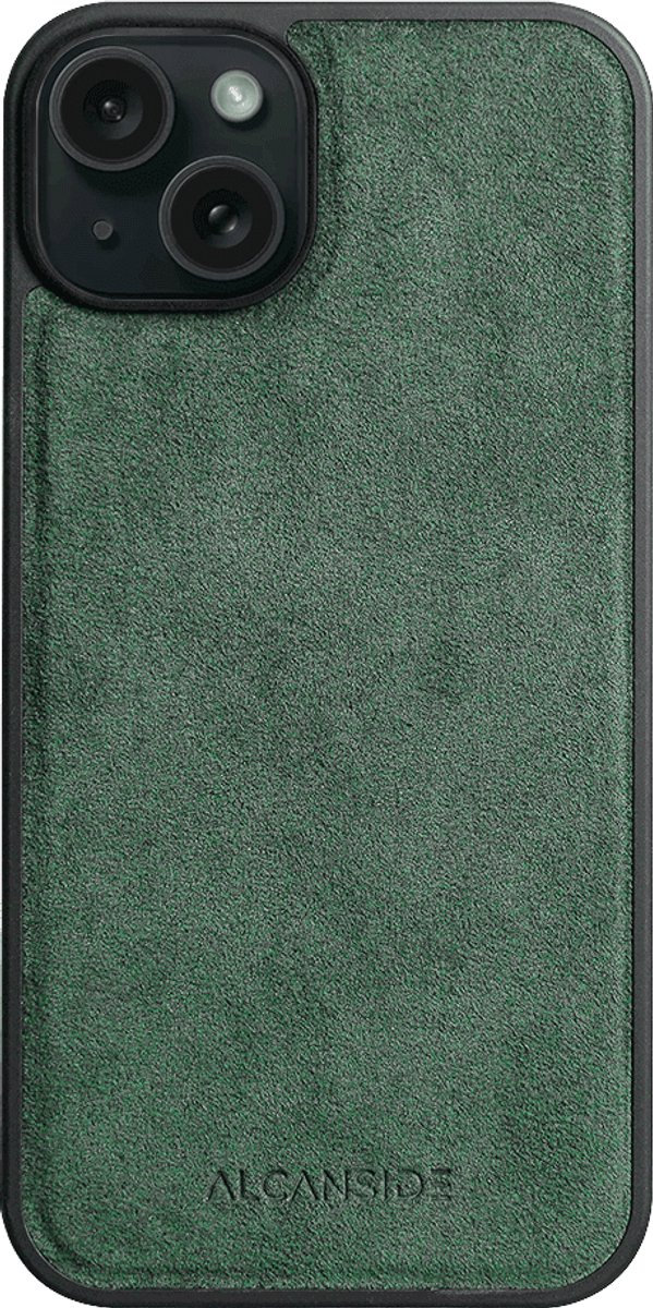 iPhone 16 - Alcantara Back Cover - Midnight Green