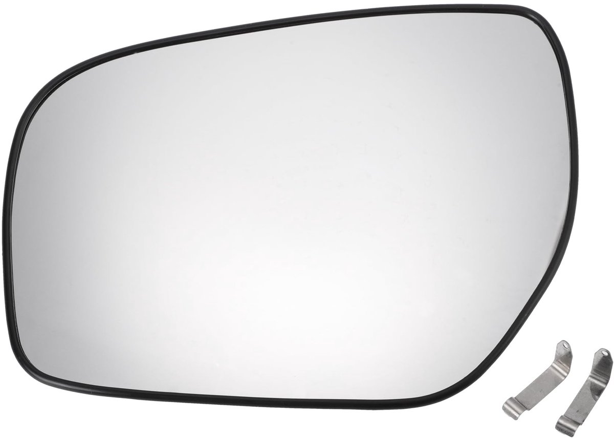Dailygoods - Linker Zijspiegelglas Vervanging - Verwarmd - Wit Glas - Convex - Voor Renault Koleos 2012-2014 - Echt Glas