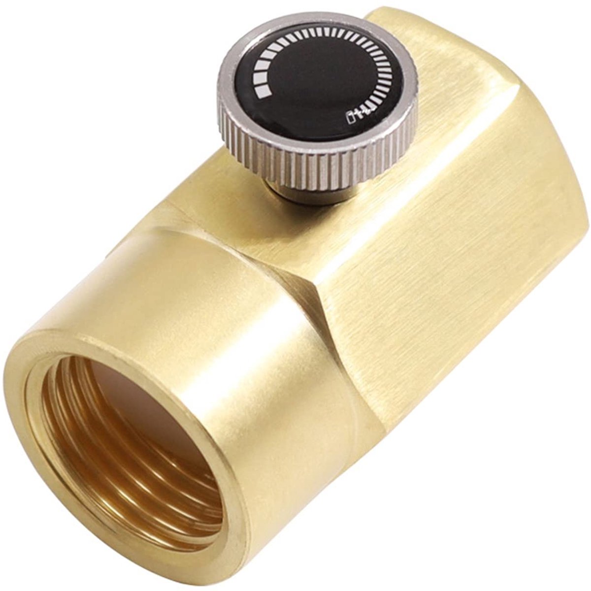 Dailygoods - CO2 Cilinder Adapter - Hoogwaardige Messing - Eenvoudig te Installeren - Ideaal voor Soda Flessen - Duurzaam en Betrouwbaar - Geschikt vo