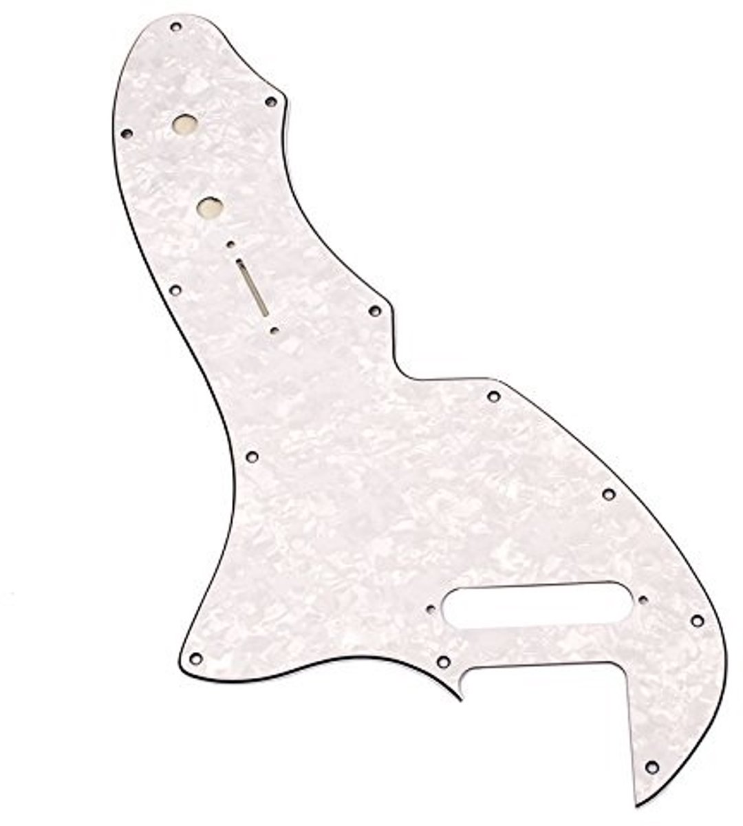 Dailygoods - Slagplaat Gitaar - Telecaster Accessoire - Milieuvriendelijk - 4Ply White Pearl - Gitaar Pick Guard - Perfect gesneden - Geschikt voor 69