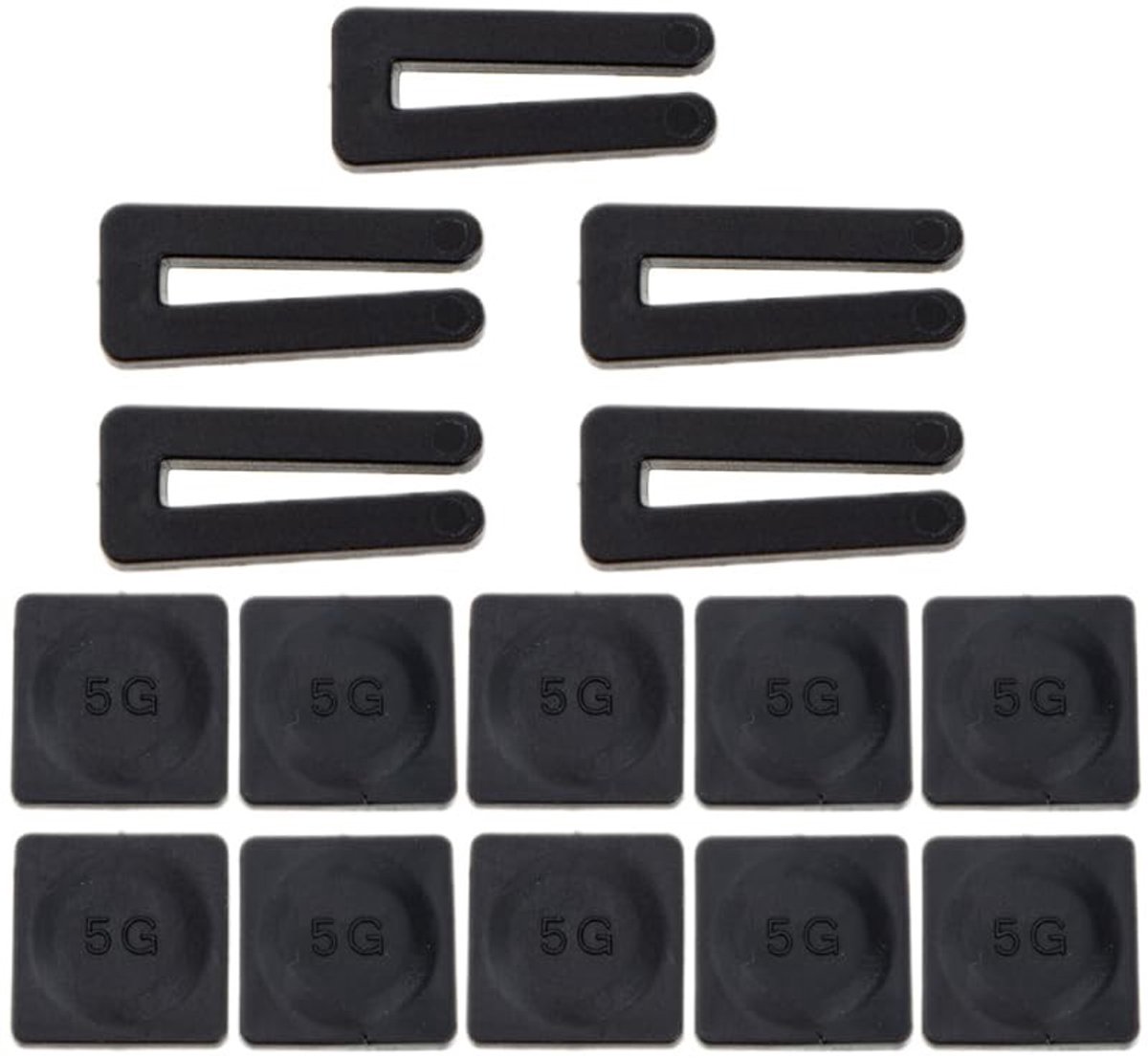 Dailygoods - Ventilatoraccessoires - Balancing Kit - 5 sets - Metaal - Contragewichten - Voor plafondventilator - Voedingssaldo