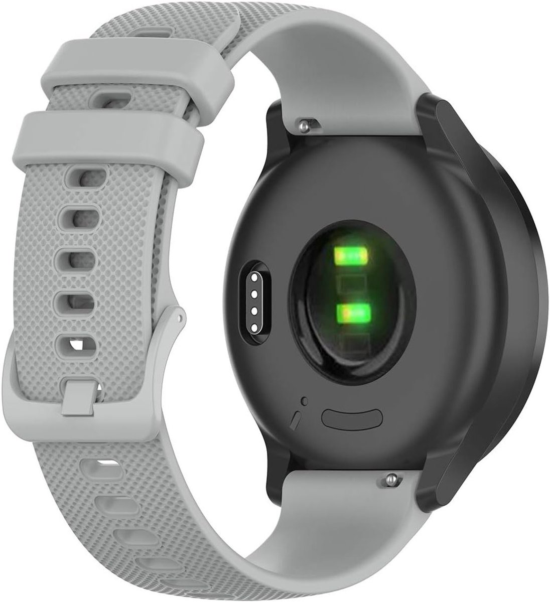 Silicone Horlogeband 20mm Geschikt voor Garmin Forerunner 55-245-645 en Approach S12-S40-S42, Snelle Bevestiging Sportieve Vervangband voor Activiteiten en Fitness
