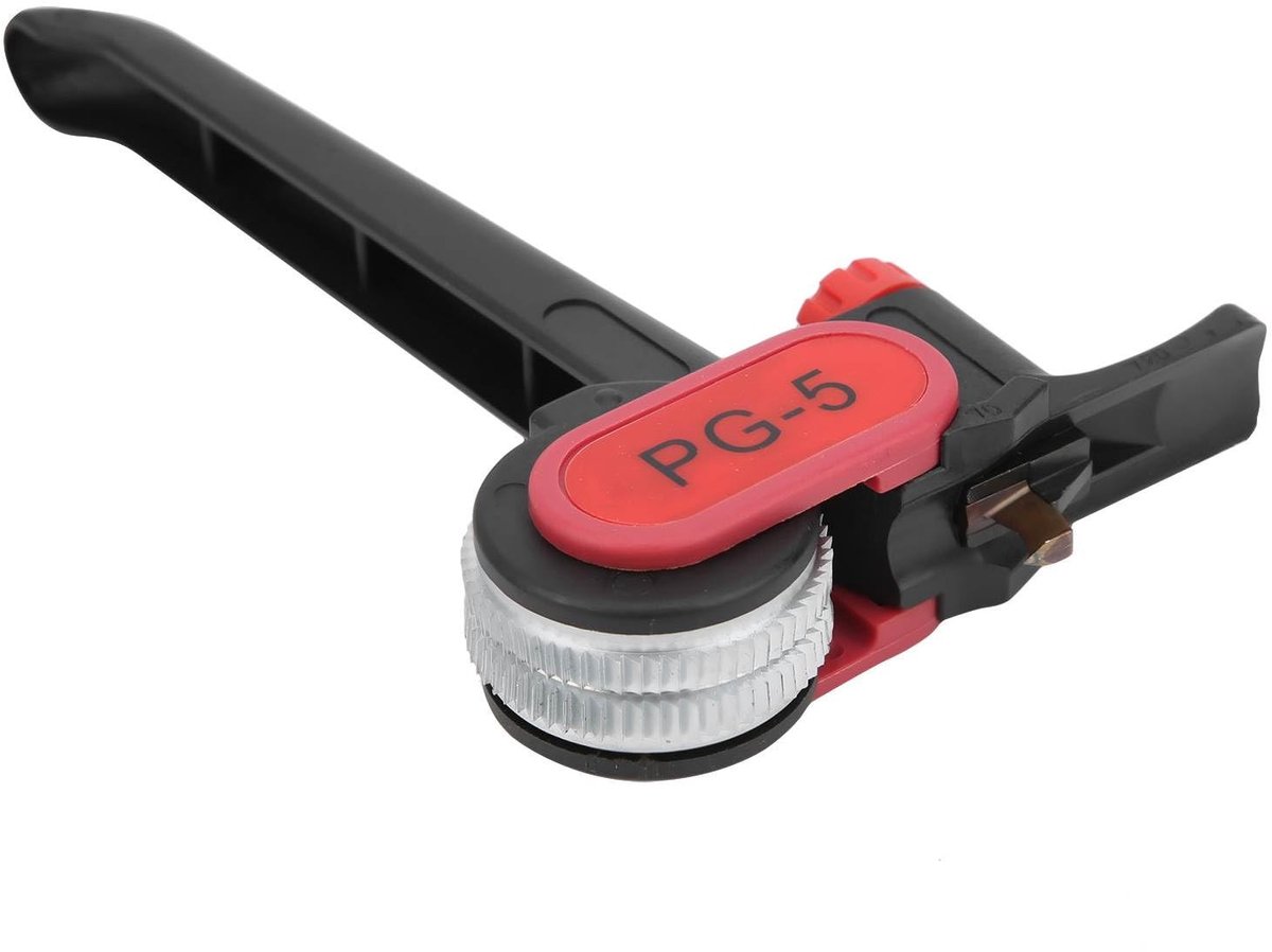 Elzusha - Kabelstripper - Handmatige Lengtesnijder - Vervangbare Messen - Zwart - Draadstripper - Ergonomisch Design - Geschikt voor Elektrische Draad
