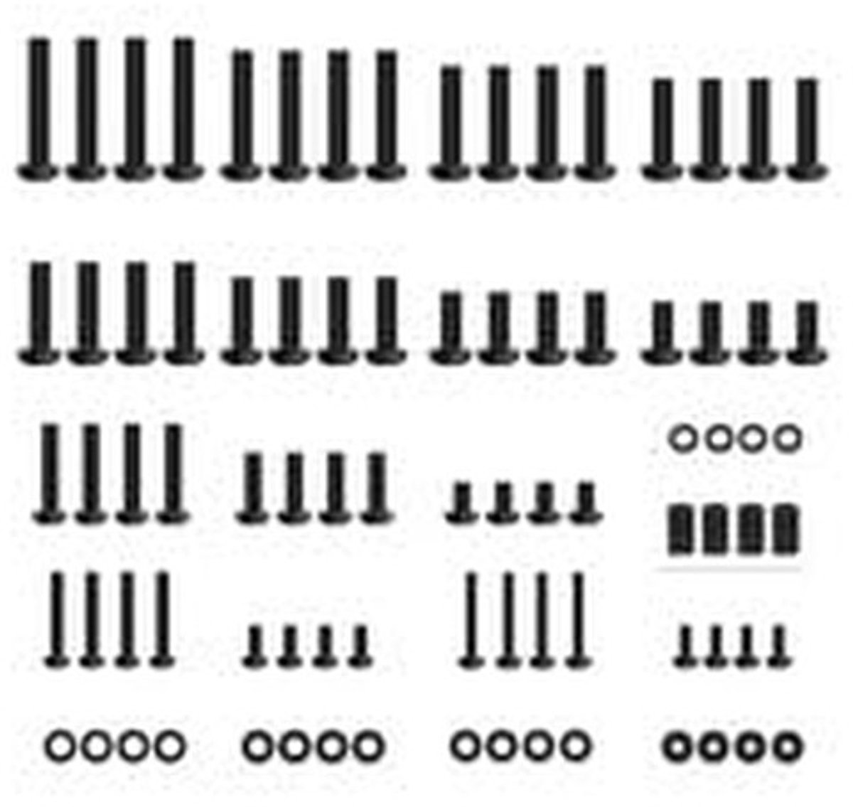 Allecto - Universele tv-montagehardwarekit - Geschikt voor tv's tot 80 inch - Duurzaam en stripbestendig - Inclusief schroeven en afstandhouders - ...
