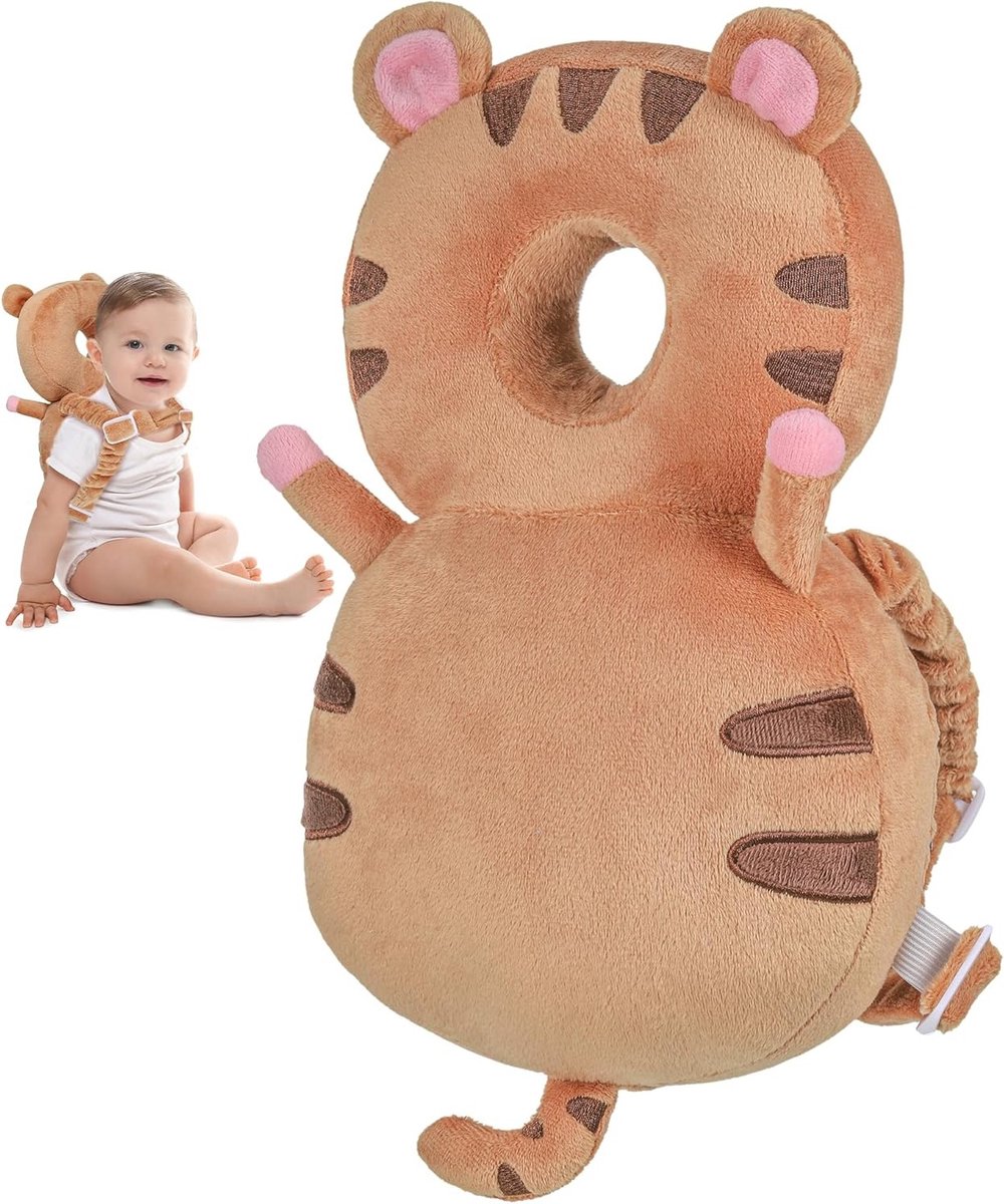 Verstelbare Hoofdbescherming Kussen voor Baby's, Ideaal voor Lopen en Kruipen, Veiligheid en Comfort voor Peuters 4-24 Maanden