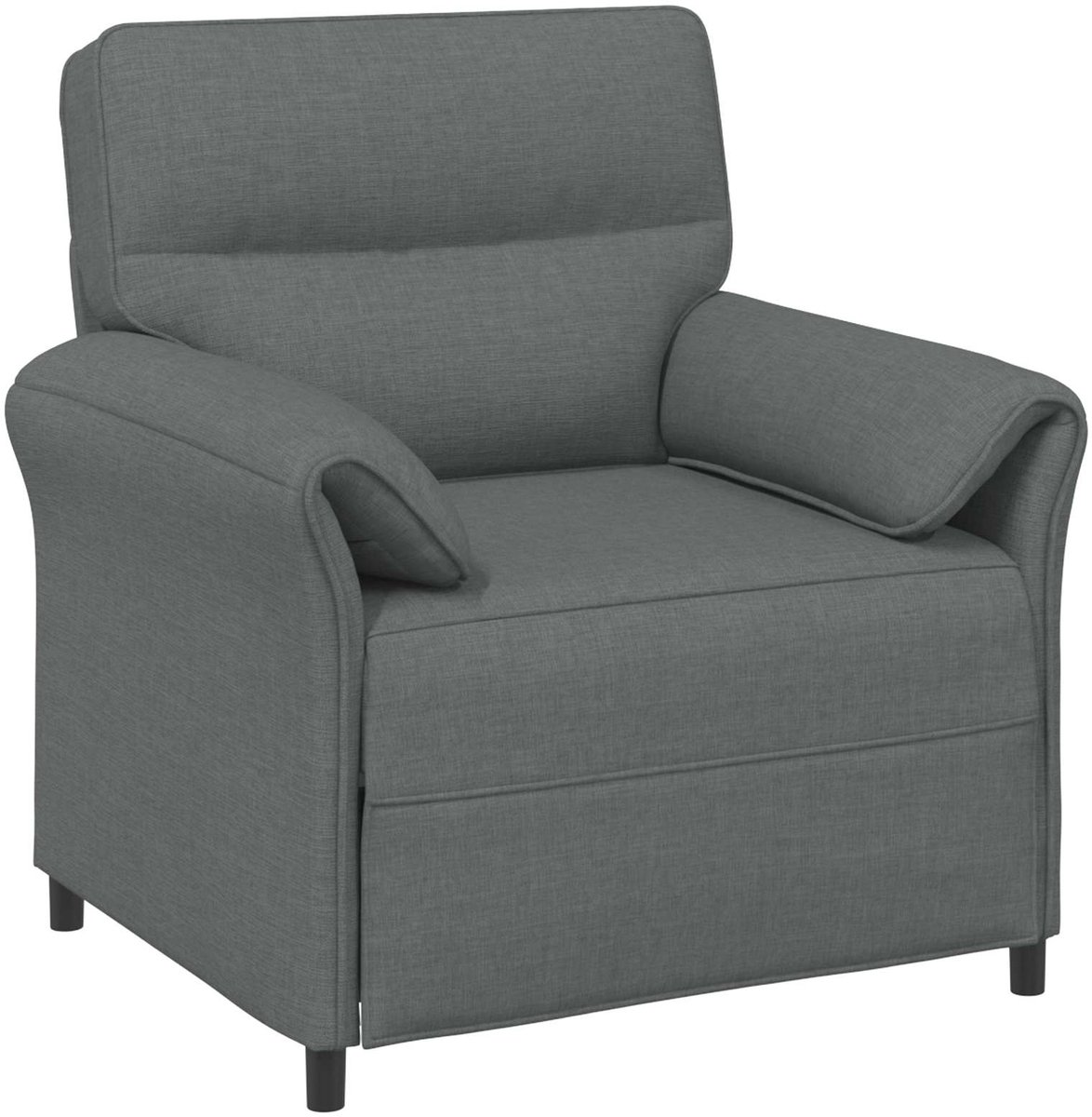 vidaXL - Bank - 100% - polyester - metalen - frame - MDF, - Multiplex