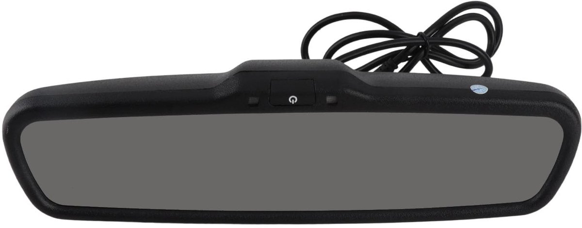 Shopcentral - Achteruitkijkspiegel Monitor - 4.3 Inch - Dimbare Monitor - Zwart - Achteruitrijcamera - Geschikt voor Auto - Kleur zwart