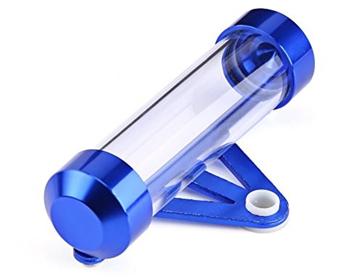 Allecto - Motorfiets Verzekering Sticker Houder - Waterdichte Beveiliging - Blauw - Cilindrische Houder - Geschikt voor motorfietsen en scooters