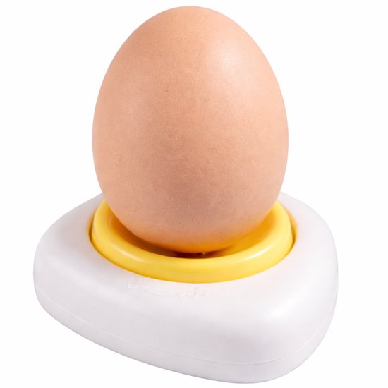 Monii eierprikker in geel-wit design
