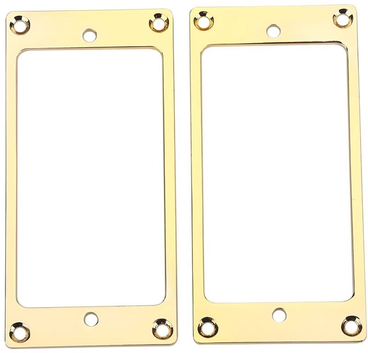 Allecto - Pickup montagering - Gouden metalen ringen - Perfect voor elektrische gitaren - Plat ontwerp - Duurzaam en stijlvol - 2 stuks