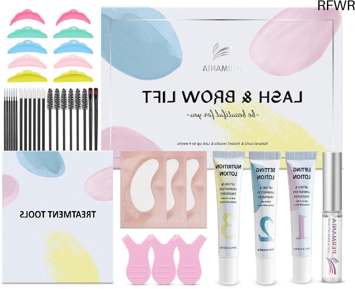 Wimperlifting Set - Lash Lift Kit - Wimpers Krullen - Verbeterde Formule - 167 cm - Niet gespecificeerd