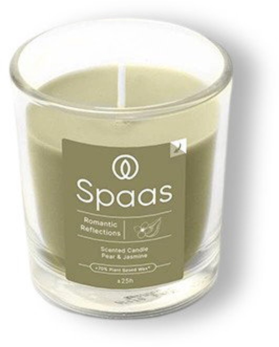 SPAAS Geurkaars Glas Transparant Romantic Reflections onbekend