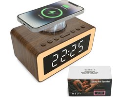 TM&DY Digitale Wekkerradio - Bluetooth Wekkerradio - Draadloos Opladen - RGB Wake-up Light - Speaker met Bluetooth – Digitale Klok – 20 Slaapgeluiden – Bluetooth 5.3 – Licht Wekker – LED Nachtlamp