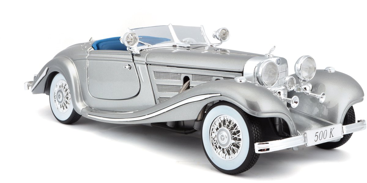 Modelauto Mercedes 500K Special Roadster 1:18 - speelgoed auto schaalmodel — afbeelding 15