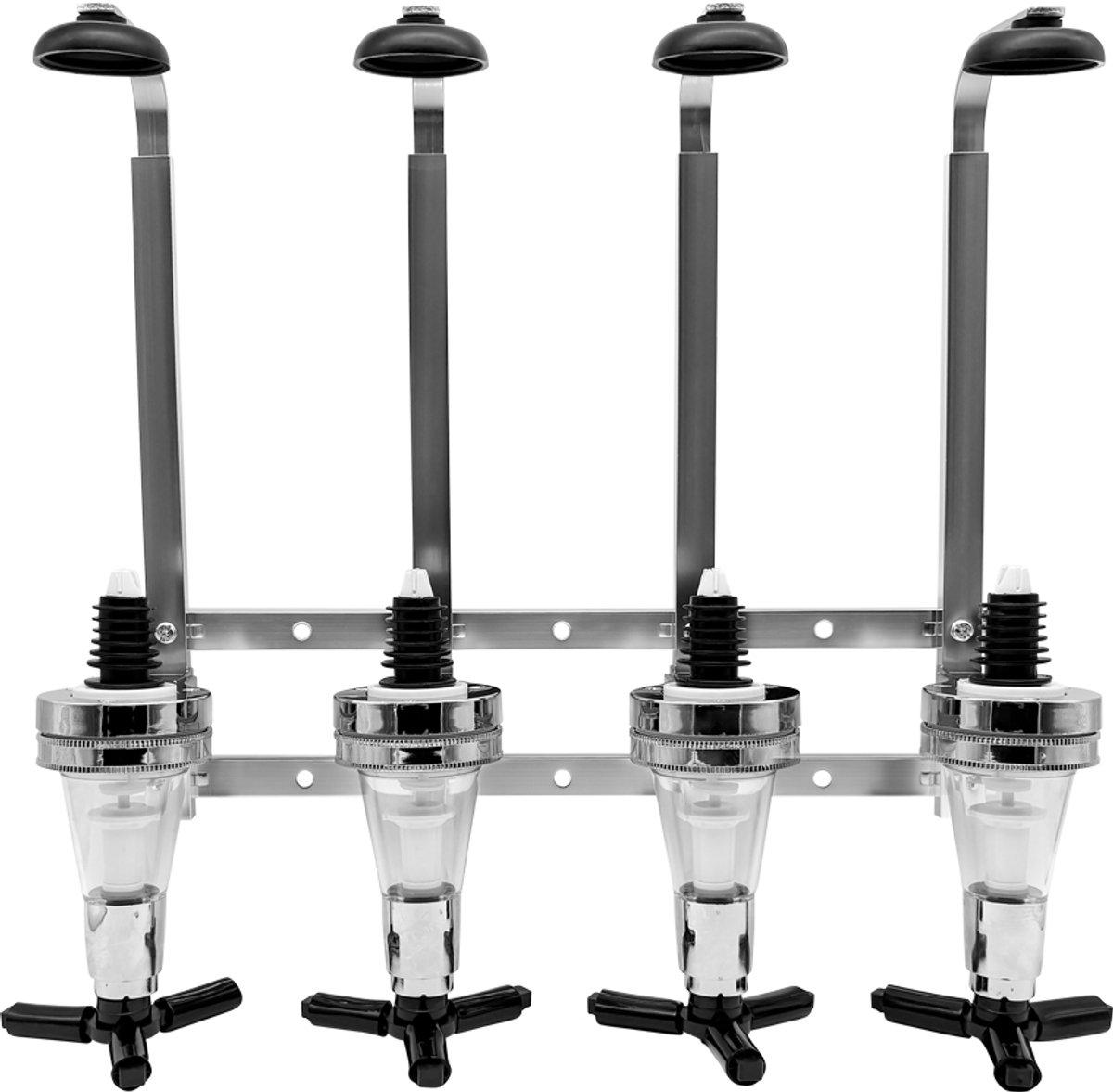 Purepeak Drankdispenser Geschikt voor 4 Flessen - Bar Butler - Shot Dispenser 25 ml - Bar Accessoires