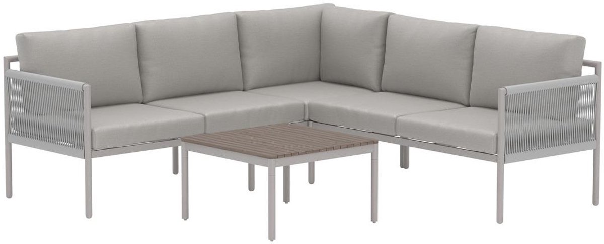 Svea - Deidre loungeset - beige/beige polywood