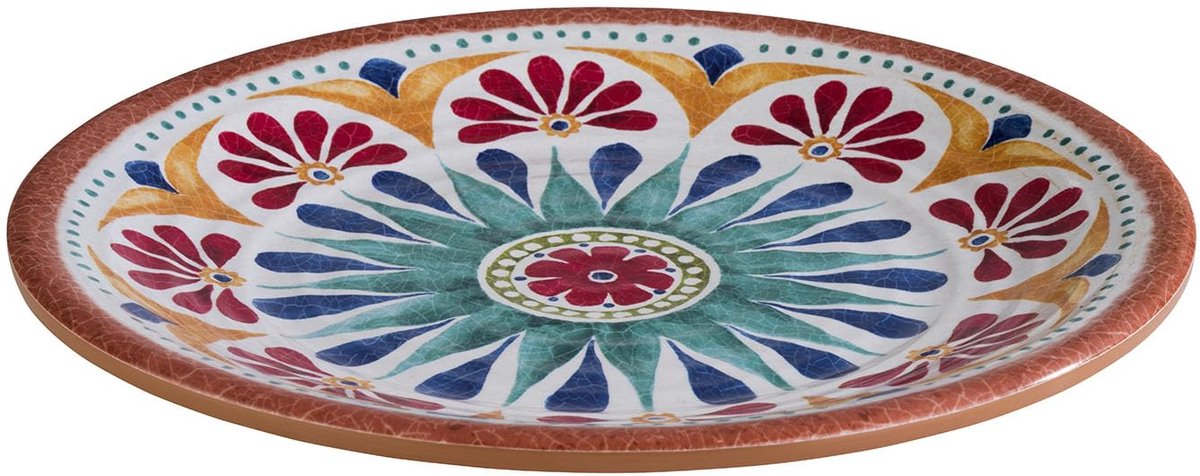 APS Serveerschaal - Melamine - Ø 21,5 cm - Vaatwasserbestendig - Breukvast - Stapelbaar