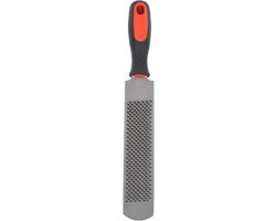Hoefrasp Koolstofstaal - Hoefvijl Paard - Paardenverzorging Onderhoud - Ergonomisch Flexibel Handvat - 8 Inch - Zwart