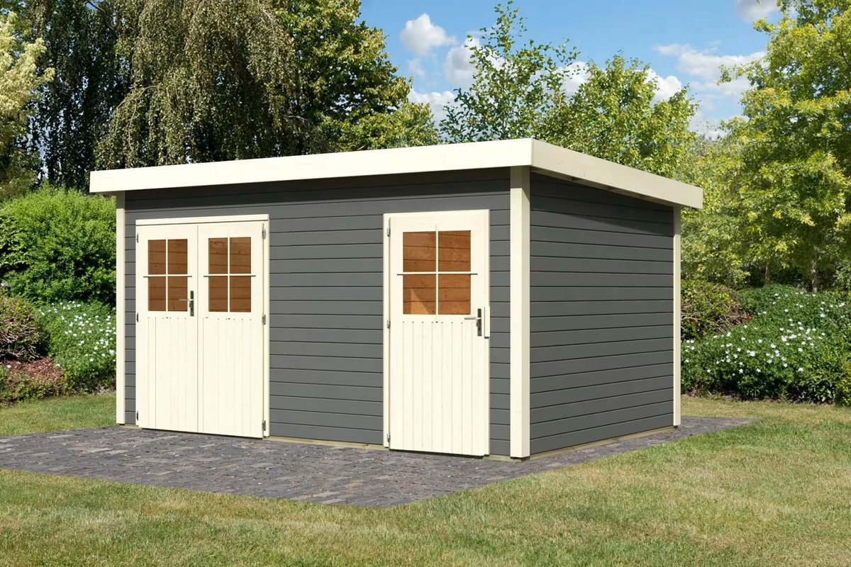 Tuinhuis Mattrup Terragrijs 427 x 274 cm