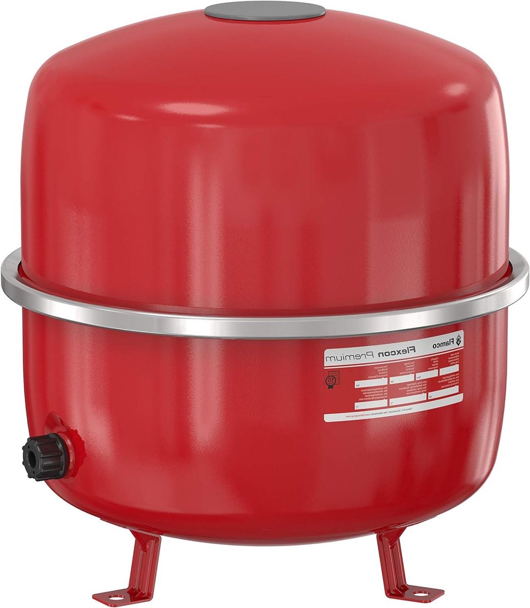 Expansievat - Drukvat Verwarming - Centrale Verwarming - Kunststof Membraan - 50 Liter - Rood