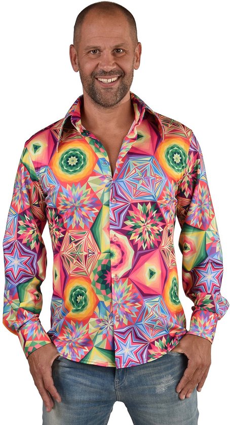 Blouse de Fête Funky Disco Homme - Taille XXL