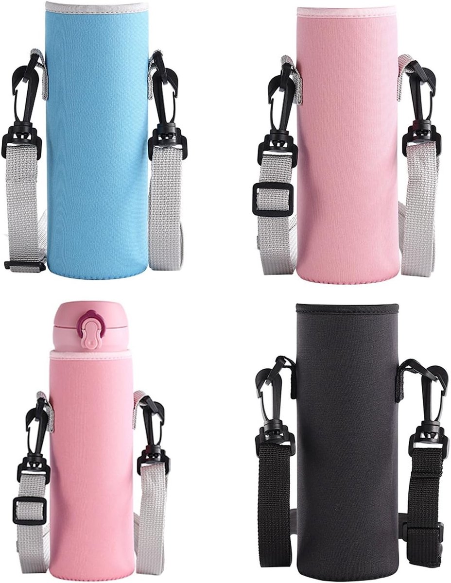 Thermische Flessenhoezen - 3 Stuks Isolerende Waterfles Covers met Strap voor Reizen en Activiteiten