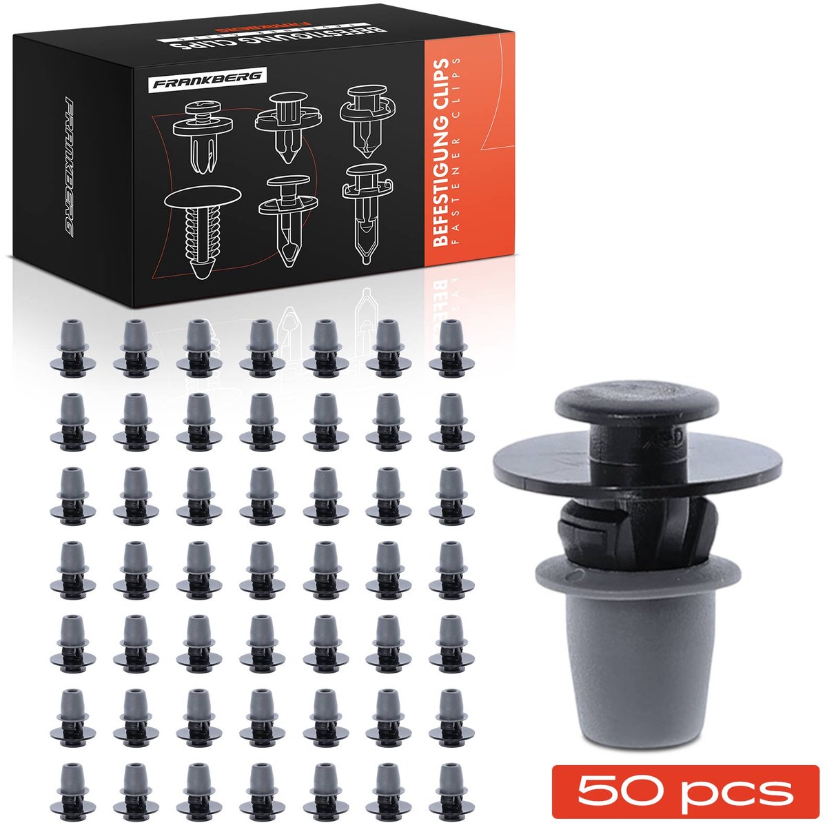 Frankberg 50x Bevestigingsclips voor Audi Q5 FYB FYG Q8 4MN 4MT