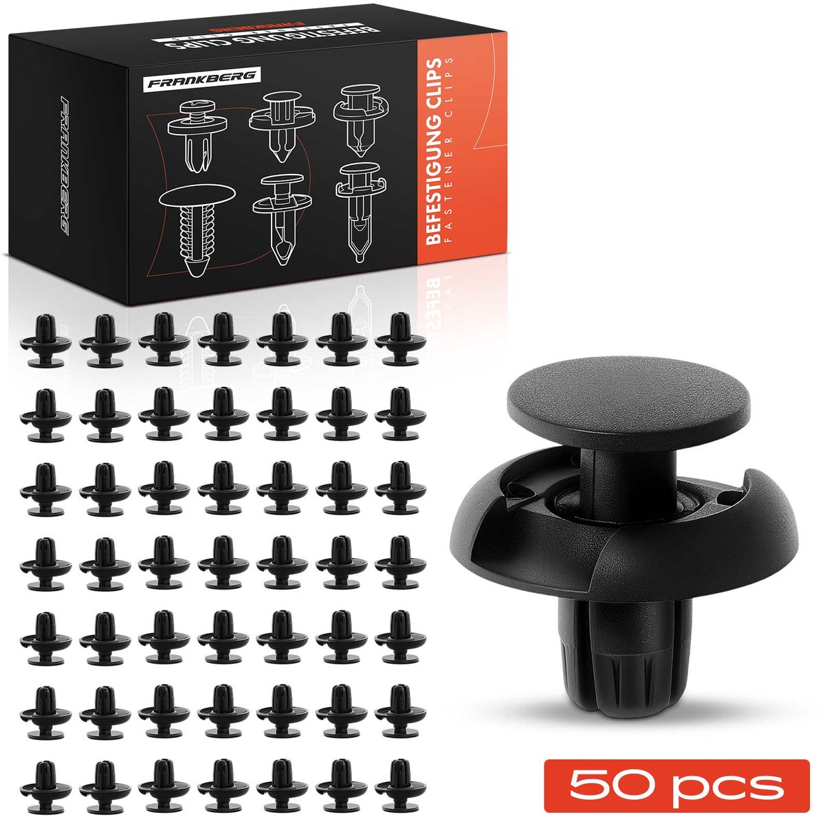 Frankberg 50x Bevestigingsclips voor Honda Civic VIII CR-V RD Jazz