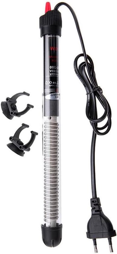 Aquarium Verwarming - Verwarmingsstaaf Thermostaat - Vissen Welzijn - Waterdicht Dubbel Geïsoleerd - 25W / 18 cm - Zwart