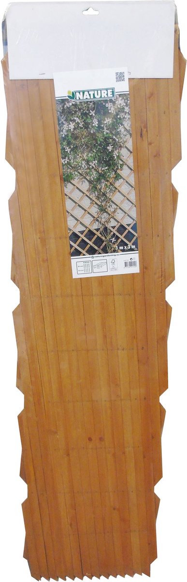 Nature - Houten klimrek (bruin) - 1 x 3m - FSC — afbeelding 7