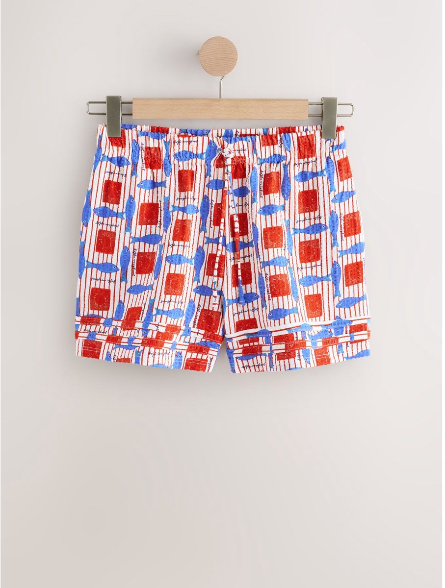 Next - Dames - Short met taillekoord - Blauw