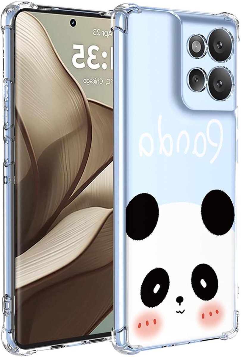 Telefoonhoesje - Beschermhoes - Dagelijks Gebruik - Schokabsorberend - Dun Ontwerp - Panda Print