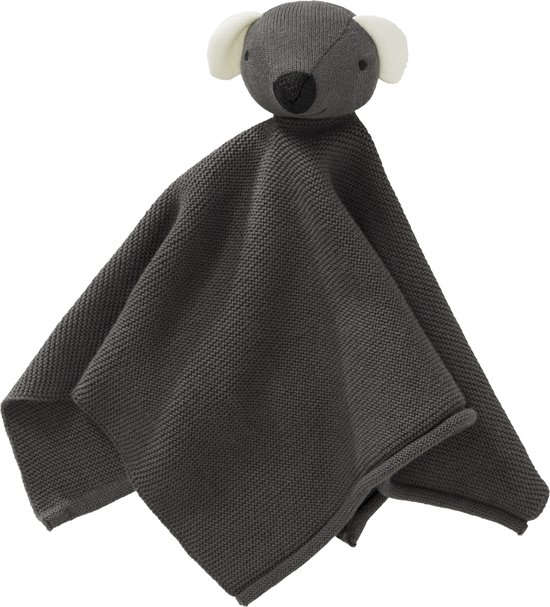 Fresk Knuffel - Knuffeldoekje - Tutpoppetje - Kraamcadeau voor Jongens en Meisjes - Baby Cadeau - Donkergrijs - Dachsy van Fresk — afbeelding 2