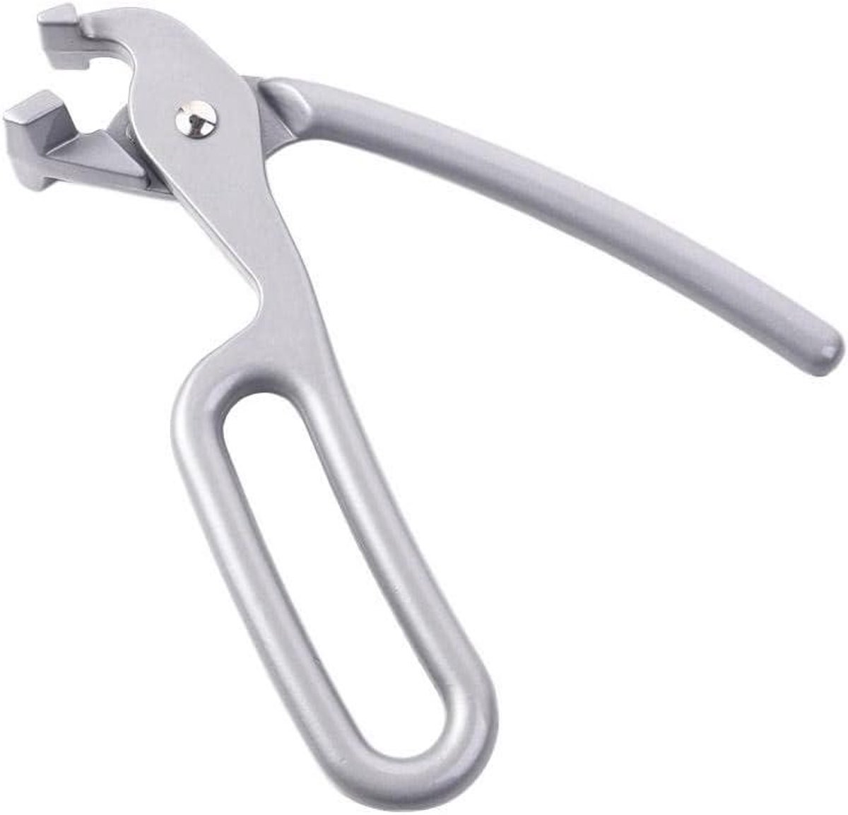 Keukentang - Voedsel klem - Veilig koken - Aluminium legering - 20 x 165 cm - Zilver