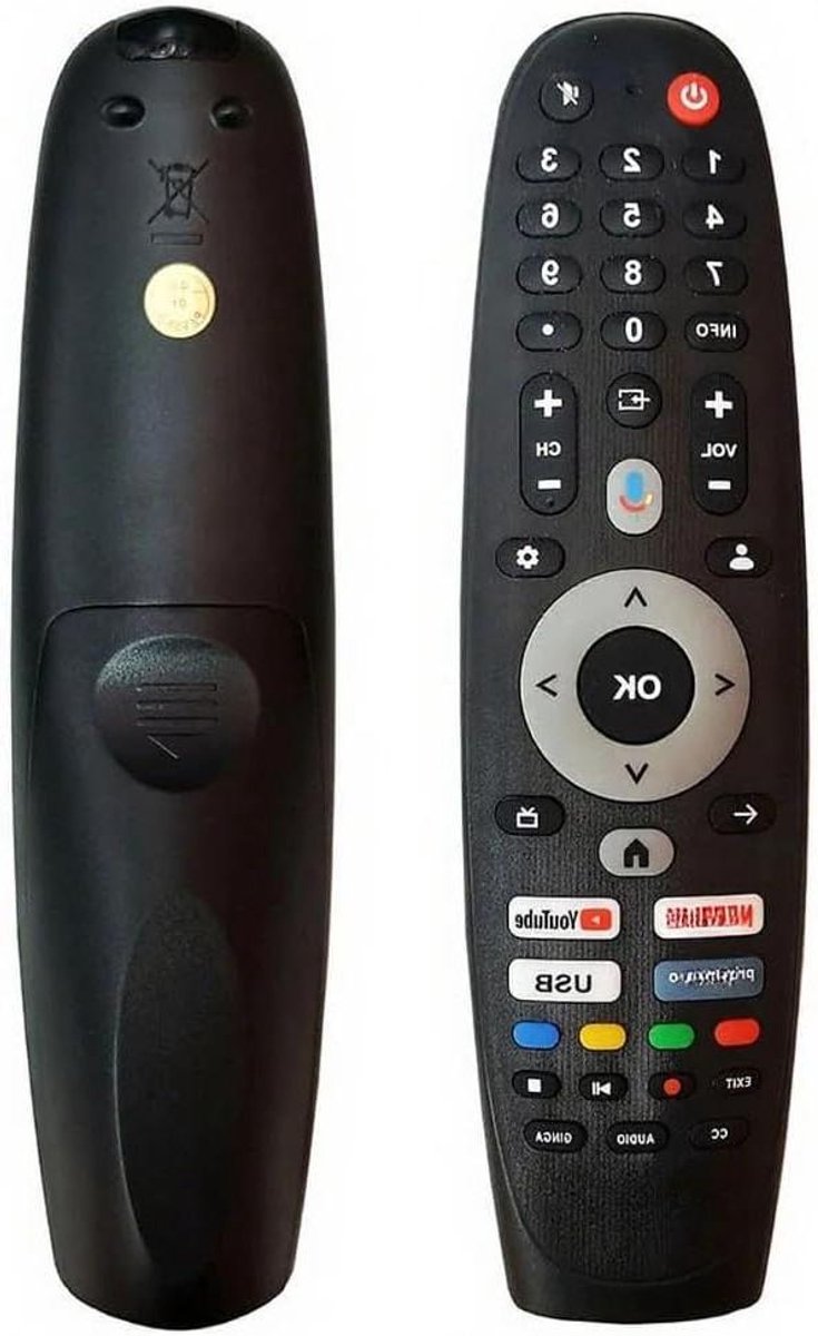 TV Afstandsbediening - Afstandsbediening Universeel - TV Bediening - Originele Kwaliteit - 1524 x 762 x 254 cm - Zwart