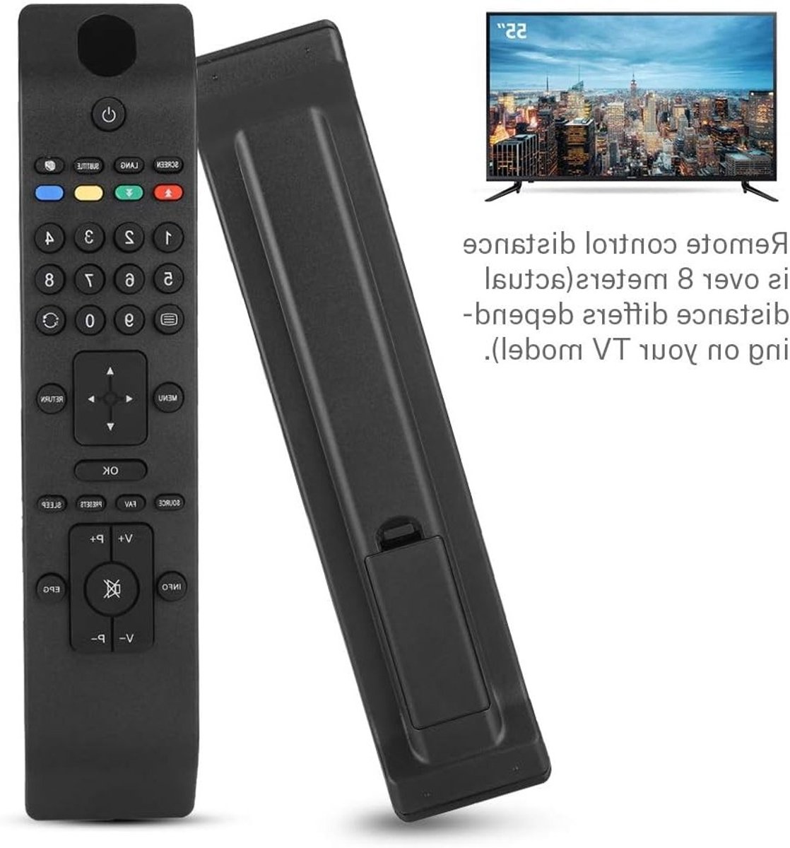 Universele TV Afstandsbediening RC3902 - Slimme Vervangingscontroller voor Sharp, Hoge Prestaties, Energiebesparend en Gebruiksvriendelijk