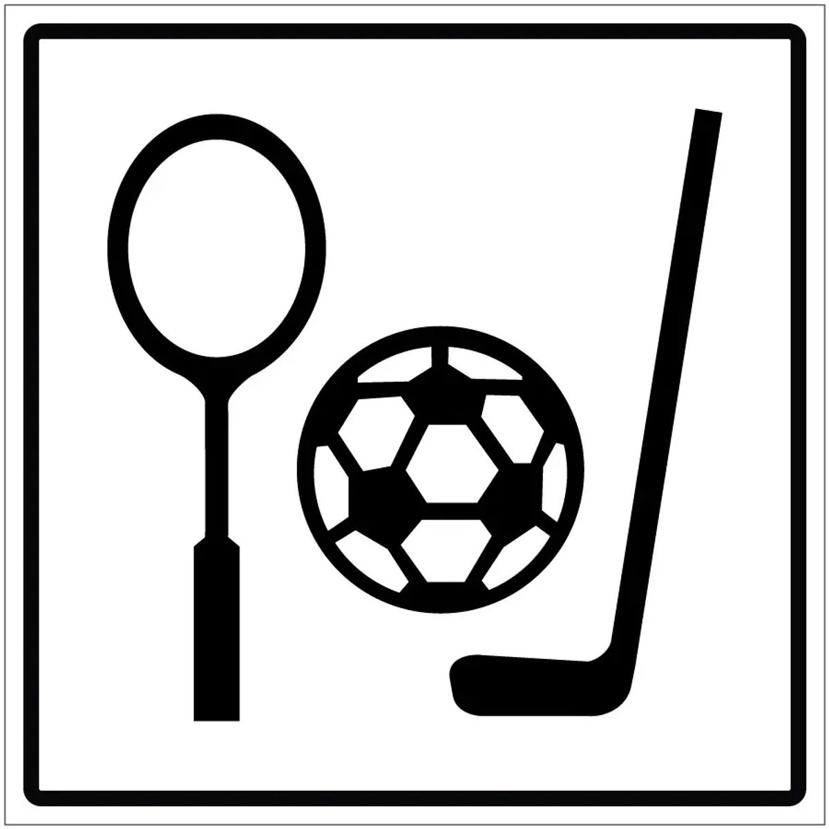Sport sticker | 20 x 20 cm