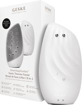 GESKE | SmartAppGuided™ Sonic Thermo Facial Brush & Face-Lifter | 8 in 1 | Huidreiniging & anti-rimpel | Siliconen elektrische reinigingsborstel | Gezichtsmassager | Reiniging & anti-aging