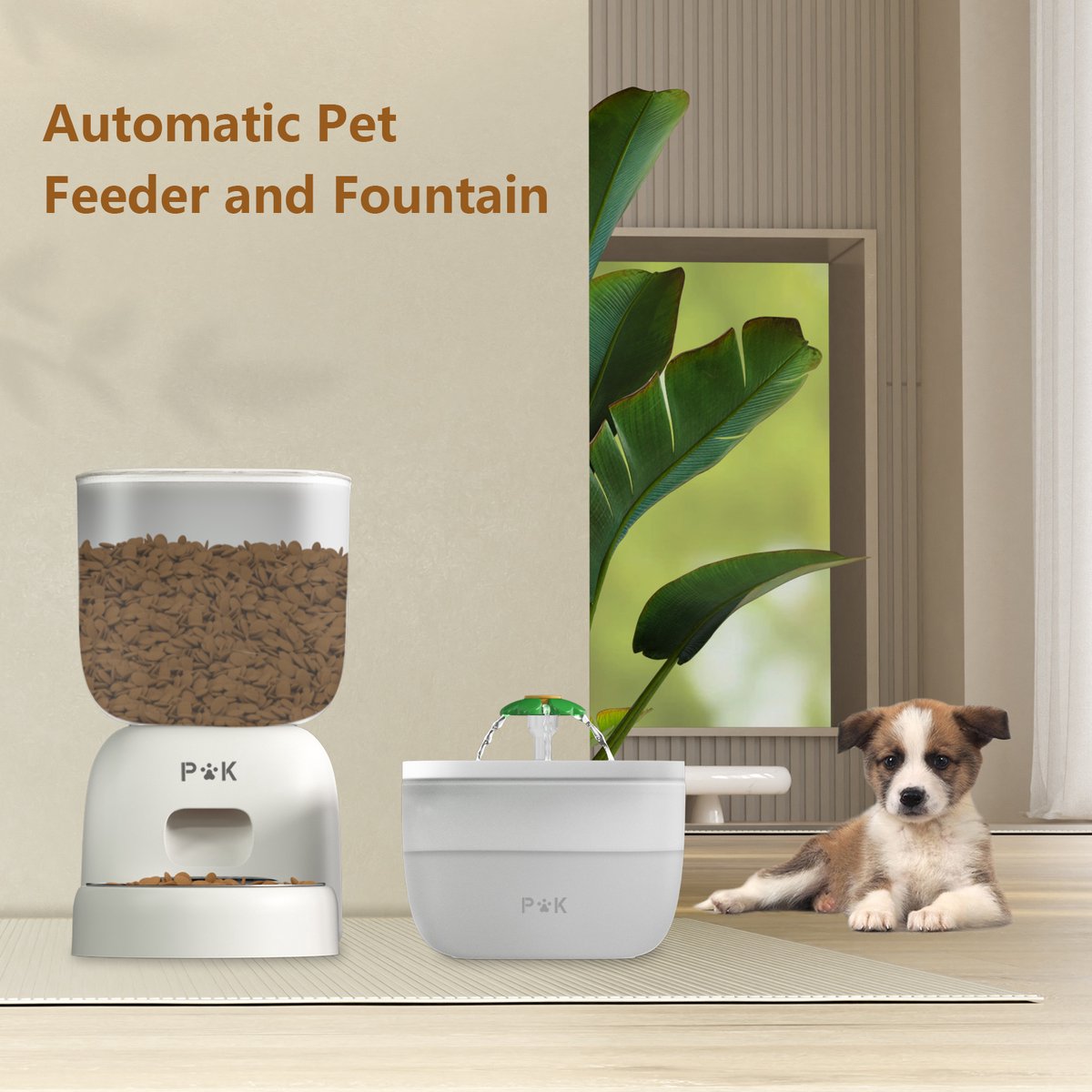 PUPPY KITTY 2-in-1 Automatische Voerbak (EAN: ...1071) - afbeelding 3