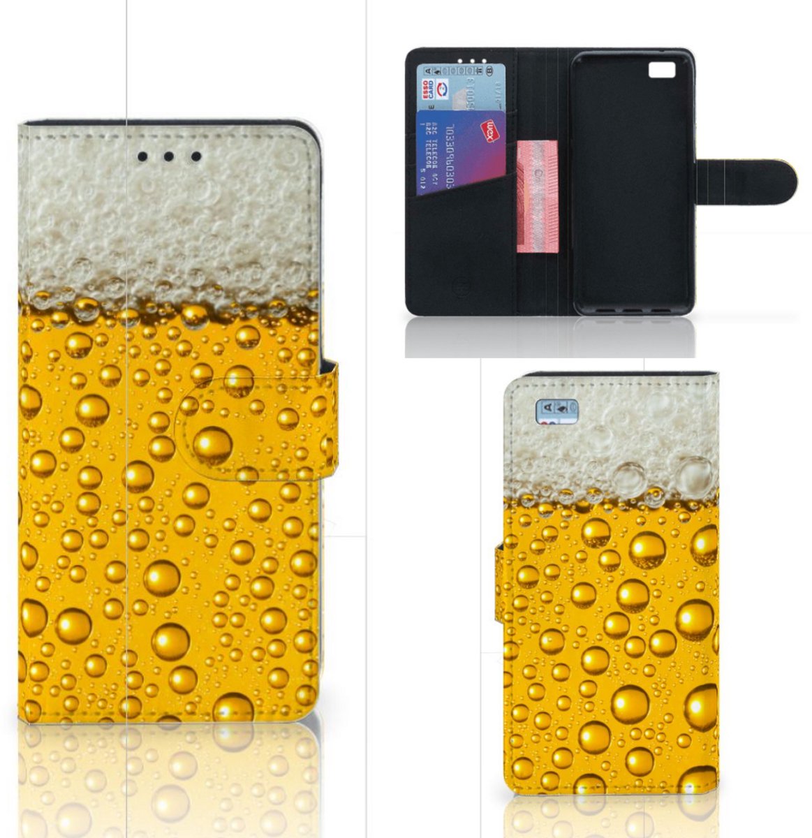 Huawei Ascend P8 Lite Book Cover Bier