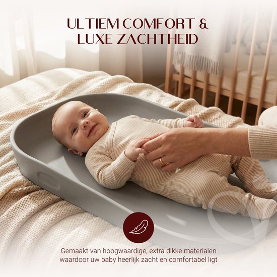 Baby Habits Verschoonkussen en Aankleedkussen - Waskussen - Luierkussen - Verzorgingskussen - luxe en comfort — afbeelding 2
