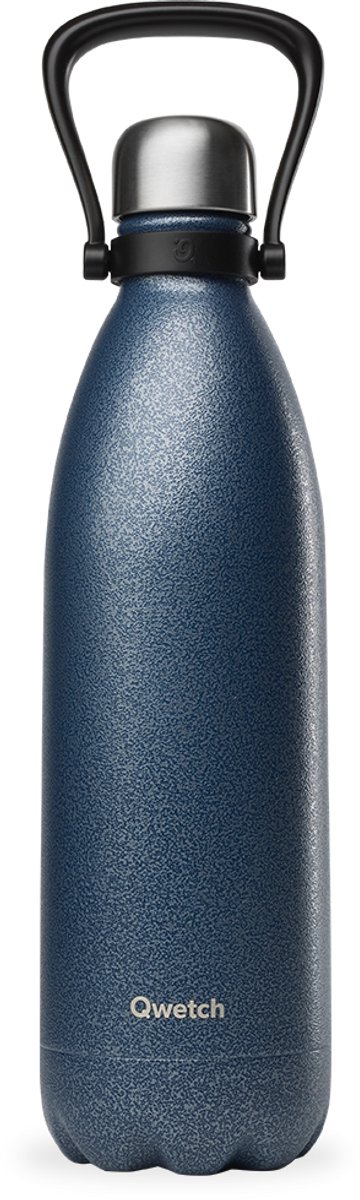 Qwetch - Isothermische fles - Originals Roc Blauw- 1L.