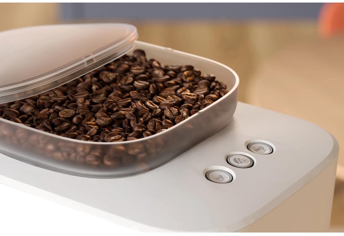Philips Baristina BAR300/00 Espressomachine met Bonen - Wit - afbeelding 3