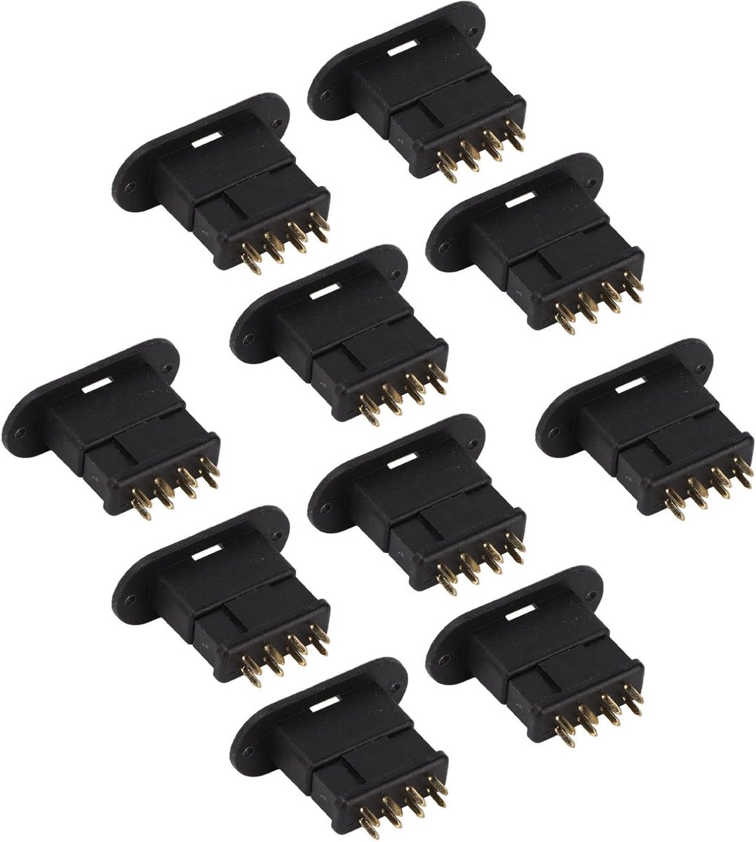 10 Paar MPX 8 Pin Stekkers voor Betrouwbare Verbindingen - Male en Female Connectoren voor RC Batterijen en Elektronica