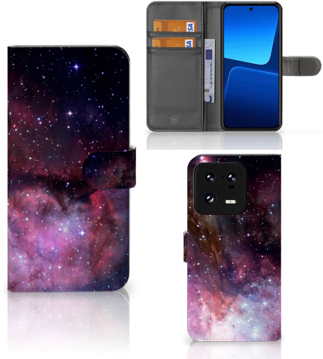 Book Case voor Xiaomi 13 Pro Galaxy