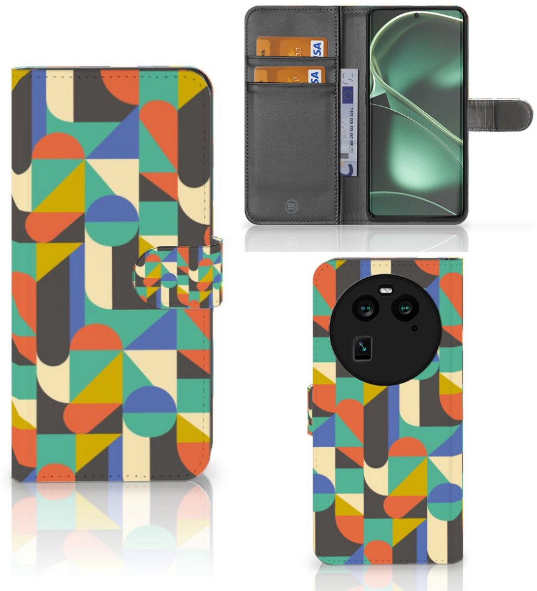 OPPO Find X6 Telefoon Hoesje Funky Retro