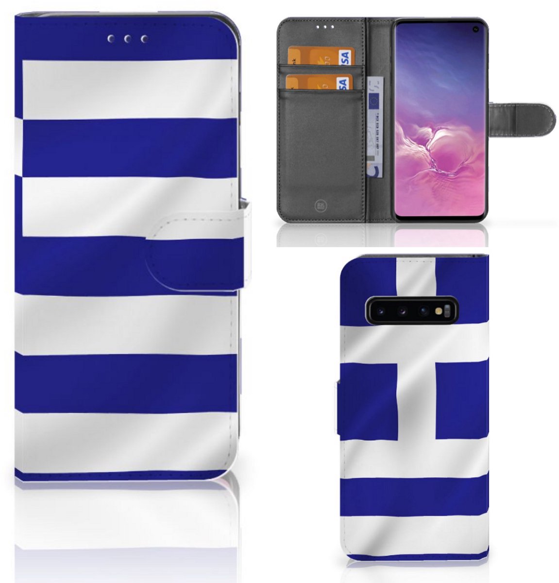 Samsung Galaxy S10 Bookstyle Case Griekenland