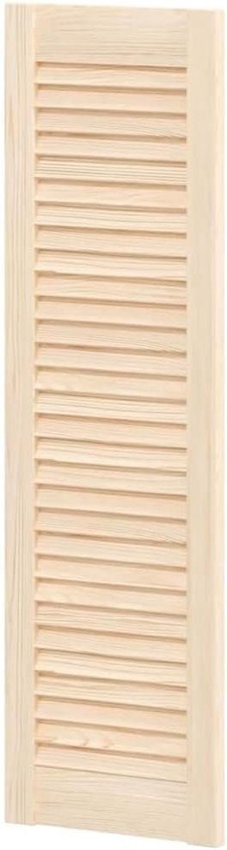 Houten Kastdeur - Paneeldeur Slat - Kastverbetering - Massief Grenenhout - 99x29.5 cm - Naturel