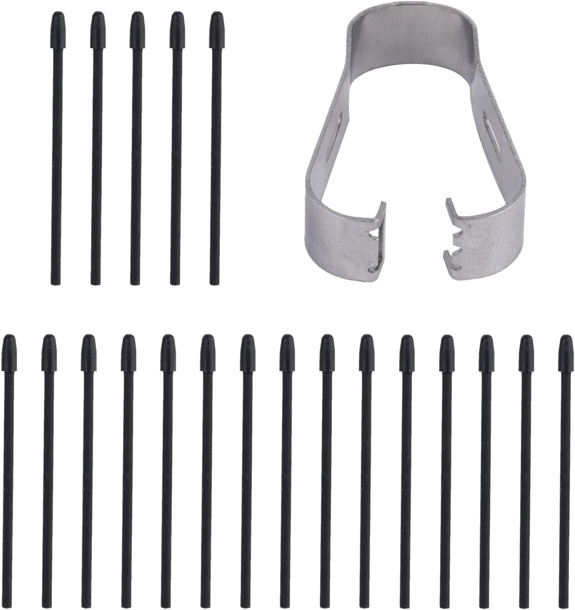 20pcs Nibs for Remarkable Marker - Remarkable 2 Marker - Durable Stylus Points - Soft Replacement Tips - Pens Accessories with Klämma